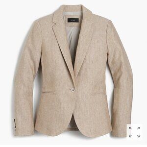 NWT J. Crew Linen Campbell Blazer